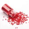 CRAFTS HAVELI 8/0 Red Opaque Glass Seed Beads  100g Czech Style Small Beads for Jewelry Making, DIY Beading, Embroidery & Craft Projects view 1
