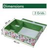 Yellow Weaves Undergarments Organizer/Foldable Storage Box with Lid for drawers view 4