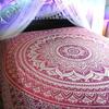 DRAVY HANDICRAFTS Cotton Tapestry Mandala Tapestry Wall Hanging Bedsheet Wall Hanging (Purple, Twin) view 4