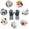 Shahn Silicone Hand Gloves with Scrubber for Kitchen Cleaning, Utensils, Pet Bath and Hair Care. (3 Pairs) view 4