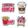 Presta Gifts MDF Wooden Foodie Funny Fridge Magnet for Home and Kitchen Decoration (Multicolour, 3x2 Inches) - Set of 4 Designs view 1