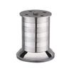 Nixnine Strong Stainless Steel Round Sofa Lining Leg, 45 mm Tickness Finish Glossy (4 inch) Pack of 6, view 1