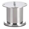 Nixnine Strong Stainless Steel Round Sofa Leg, 50 mm Tickness Finish Glossy (4 inch) Pack of 4, view 1
