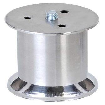 Nixnine Strong Stainless Steel Round Sofa Leg, 45 mm Tickness Finish Matt (6 inch) Pack of 4,