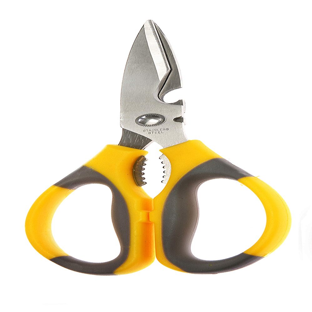 Petals Multipurpose Kitchen Household and Garden Scissor (8.5"), Colour May Vary