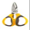 Petals Multipurpose Kitchen Household and Garden Scissor (8.5"), Colour May Vary view 1