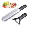 Bagonia Lemon Zester & Cheese Grater with Protective Cover And Peeler for kitchen  Premium Stainless Steel - A Sharp Kitchen Tool for Lemon, Ginger, Garlic, Nutmeg, Chocolate, Vegetables, Fruits, Dishwasher Safe, Black view 3