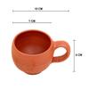 KSI Handcrafted Mitti Clay Tea Cups Set | 100% Natural Earthen Kulhad Chai ke Cups | Handmade, Eco-Friendly & Non-Toxic |Unglazed Traditional Indian Clay Serveware | Set of 6 (Brown, 120 ml Each) view 2