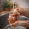 KSI Handcrafted Mitti Clay Tea Cups Set | 100% Natural Earthen Kulhad Chai ke Cups | Handmade, Eco-Friendly & Non-Toxic |Unglazed Traditional Indian Clay Serveware | Set of 6 (Brown, 120 ml Each) view 4