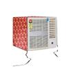 The Furnishing Tree Window AC Cover for 1 Ton Capacity PVC Waterproof and Dustproof Frieze Pattern Maroon view 4