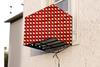 The Furnishing Tree Window AC Cover for 2 Ton Capacity PVC Waterproof and Dustproof Frieze Pattern Brown view 1