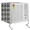 The Furnishing Tree Window AC Cover for 1.5 Ton Capacity PVC Waterproof and Dustproof Trellis Pattern Grey view 3