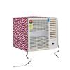 The Furnishing Tree Window AC Cover for 1 Ton Capacity PVC Waterproof and Dustproof Polka dot Pattern Pink view 4