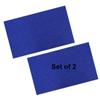 Viihaa PVC Cushion Dirt Rub Off Mesh Entrance Doormat | Foot Mat with Anti-Slip Rubber Backing | Door Mat for Home, Bedroom, Bathroom, Offices, Restaurants, Hospitals & Shops (Set of 2) (Blue, 16x24) view 1