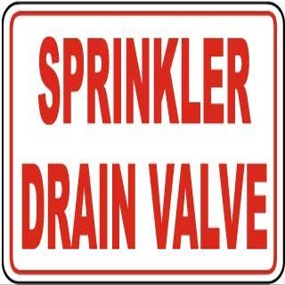 Sprinkler Drain valveFoam Board Water Proof with Double Sided Sticker
