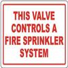This Valve Controls fire Sprinkler systemFoam Board Water Proof with Double Sided Sticker view 1