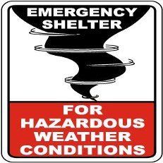 Emergency shelter for Hazardous Weather conditionsFoam Board Water Proof with Double Sided Sticker
