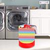 PrettyKrafts F1246 Laundry Basket Round, Foldable, Toys Storage, Laundry Storage, 45 LTR - Multi Color Stripes, Set of 2 pcs view 2