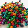 SR Craft Wooden Beads Round 6 MM for Art & Craft and Jewellery Making Multi Color (2000) view 2