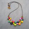SR Craft Wooden Beads Round 6 MM for Art & Craft and Jewellery Making Multi Color (2000) view 4