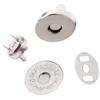 DIY Crafts 15 Pcs Pack, Silver D, Pack Magnetic Clasps, Snaps, Fasteners, Button Replacement Kit, Perfect for Purse, Bag, Clothes, Leather, Silver, Diameter Purse(15 Pcs Pack, Silver D) view 1