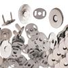 DIY Crafts 15 Pcs Pack, Silver D, Pack Magnetic Clasps, Snaps, Fasteners, Button Replacement Kit, Perfect for Purse, Bag, Clothes, Leather, Silver, Diameter Purse(15 Pcs Pack, Silver D) view 2