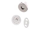 DIY Crafts 15 Pcs Pack, Silver D, Pack Magnetic Clasps, Snaps, Fasteners, Button Replacement Kit, Perfect for Purse, Bag, Clothes, Leather, Silver, Diameter Purse(15 Pcs Pack, Silver D) view 3