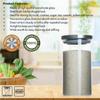 Signoraware Trison 1300ml Round Brorosilicate Glass Jars & Containers With Airtight Lid / Wide Mouth Compact Jar for Storage / Bowl is Microwave Freezer Safe Not Lid ( 1.3 Litres / Food Grade) view 4