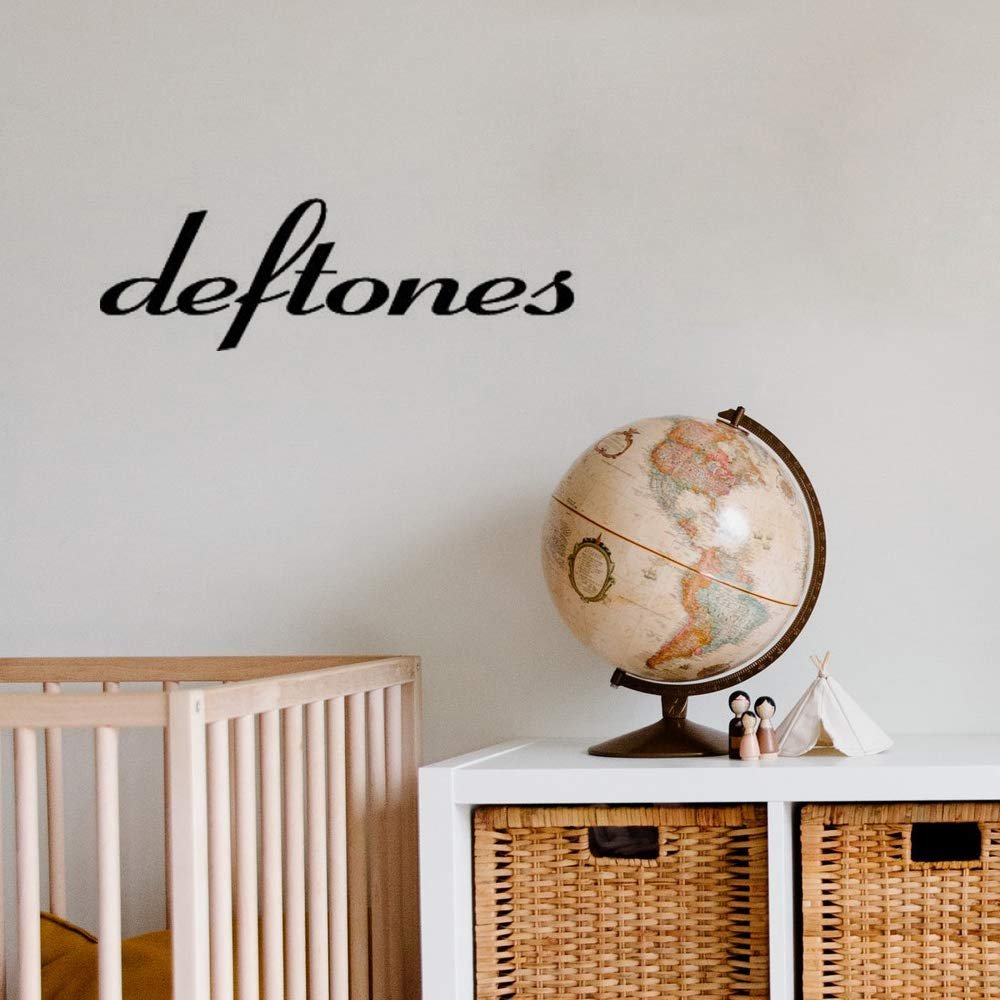 Gadgets Wrap Wall Decals 29CM Wall Stickers Black Color - (Deftones Rock Band)