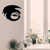 Gadgets Wrap Wall Decals 29CM Wall Stickers Black Color - (Toothless Train Dragon) view 1