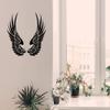 Gadgets Wrap Wall Decals 29CM Wall Stickers Black Color - (Tribal Wings2, JL20-drp-11654) view 1