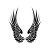 Gadgets Wrap Wall Decals 29CM Wall Stickers Black Color - (Tribal Wings2, JL20-drp-11654) view 2
