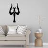 Gadgets Wrap Wall Decals 29CM Wall Stickers Black Color - (Trident of Shiva Trishula, JL20-drp-11674) view 1