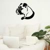 Gadgets Wrap Wall Decals 29CM Wall Stickers Black Color - (Boxer Dog) view 1