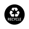 Gadgets Wrap Wall Decals 29CM Wall Stickers Black Color - (Recycle Trash Sign5) view 2