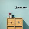 Gadgets Wrap Wall Decals 29CM Wall Stickers Black Color - (Brabus) view 1