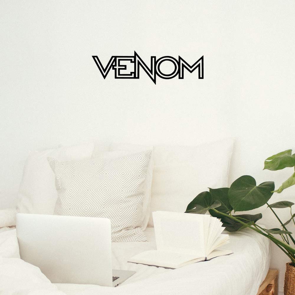 Gadgets Wrap Wall Decals 29CM Wall Stickers Black Color - (Venom)