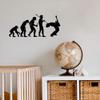 Gadgets Wrap Wall Decals 29CM Wall Stickers Black Color - (Evolution of Rockstar Rock Band Music) view 1