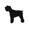Gadgets Wrap Wall Decals 29CM Wall Stickers Black Color - (Mini Schnauzer Dog) view 2