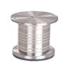Nixnine Strong Stainless Steel Round Sofa Leg, 50mm Tickness Finish Glossy (3 inch) Pack of 4, view 1