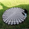 Fashion Hub 100% Cotton Mandala Dining Table Cover- Round Tablecloth (Multicolor - Standard) view 1