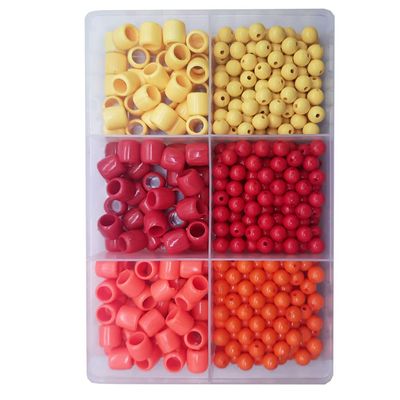 eshoppee 200 gm Multicolor Plastic Beads for Jewellery Making, Art and Crafts Work for Necklace Bracelet Earring Making DIY Kit (27)