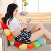 ROYAL TREND Velvet Sun Flower Smiley Cushions Chair Back | Sun Flower Design Kids Pillow | Emoji Pillow Cushions Set of 2 (Multi) view 4