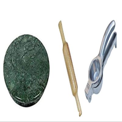 MAMTA CREATIONS - Roti Roller/Chakla Belan/Rolling Pin Board/Roti Maker/Phulka Maker/ chakla With Steel Lemon Squeezer / Masher/ Juicer for Home & Kitchen.(Wooden Belan, 9 in) Pack of 2, Green chakla belan+Lemon Squeezer)