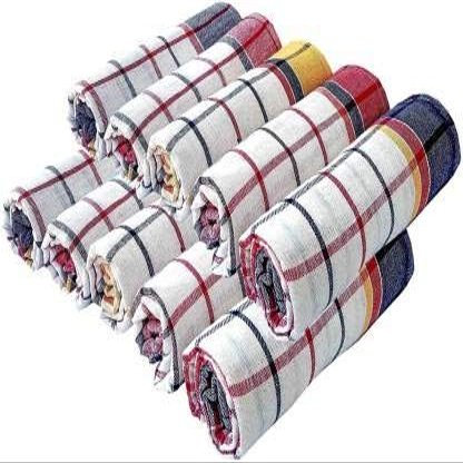 KR5 Products Kitchen Floor Duster Microfiber Fine Cotton Large Wipe Cloth for Home & Kitchen Mop Pocha Set for Wet & Dry (Pack of 12)