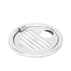LIPKA Eon Round with Golden Classic Jali Floor Drain |Premium Stainless Steel |5 Inches| with Hinge & Hole| view 1