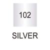 Zig KURETAKE MEMORY SYSTEM CALLIGRAPHY Metallic Colours 102 SILVER PACK OF 2 view 2