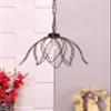 tu casa Hhieta Metal Shade with Black Metal-Iron Base Hanging Lamps/Pendent Light | Modern Pendant Ceiling Lamp for Home, Caf, Restaurant, Bar & Office Dcor (Height-20 Inch/No Blub Included) view 2