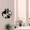 Gadgets Wrap Wall Decals 29CM Wall Stickers Black Color - (World Peace, JL20-drp-12192) view 1