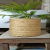 Bhuvan handloom Jute Planter Pots/Storage Basket with handle, Multi-Purpose use for Bathroom Living Room 10x12 (Bhuvan_13) view 2